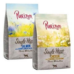 Purizon bandomasis rinkinys 2 x 400 g, sausas maistas katėms — 4 nuotrauka