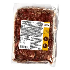 Rafus visavertis vištienos ir jautienos edalas šunims 500g nuotrauka