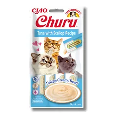 Churu Cat skanėstas Tuna Scallop