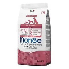 Monge Dry Dog Spec. Line suaugusiems visų veislių šunims su jautiena ir ryžiais 12kg