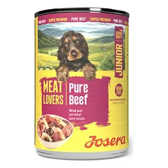 Josera Dog Junior Meat Lovers gryna jautiena, drėgnas maistas šunims 400 g
