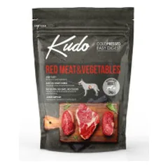 Kudo Red Meat & Vegetables Medium Maxi Adult sausas pašaras su raudona mėsa šunims