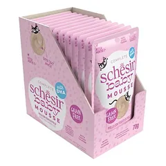 Schesir Baby Mousse drėgnas maistas katėms 12 x 70 g — 2 nuotrauka