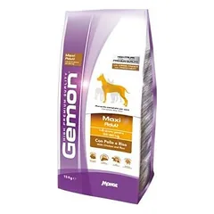 Gemon Dog MAXI Adult With Chicken & Rice pilnvērtīga sausā barība lielo šķirņu suņiem, 15 kg