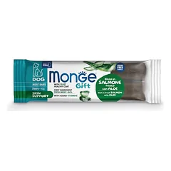 MONGE Dog Adult Meat bars Skin support Lašiša su alaviju 2x40 g