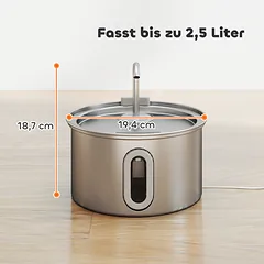Vandens fontanas 19,4 × 19,4 × 18,7 cm — 3 nuotrauka
