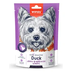 Wanpy Duck Jerky vytintos antienos su oda skanėstai šunims 100 g