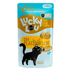 Lucky Lou Adult drėgnas maistas katėms 16 x 125 g