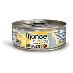 Monge Jelly – Wet Cat Yellowfin tuna in jelly 6x80g
