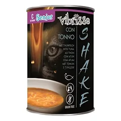 VIBRISSE Shake kokteilis senoms katėms su tunu 135g 12vnt