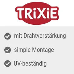 Trixie apsauginis tinklas katėms su vielos sutvirtinimu, L 8 x H 3 m — 3 nuotrauka