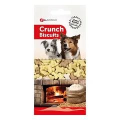 Flamingo Crunch Biscuits Pup Treats - šuniukų skanėstai, vaniliniai sausainiai