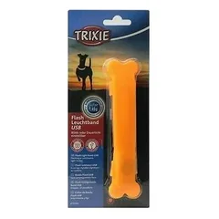 Trixie Flash Light Band USB šviečianti juosta šunims 15 x 2,5 cm, oranžinė