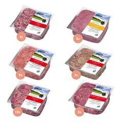 proCani BARF rinkinys gryna, jautiena ir paukštiena, mišrus, 28 x 500 g — 3 nuotrauka