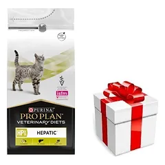 PRO PLAN Veterinary Diets HP St/Ox Hepatic sausas kačių maistas 1,5 kg + STAIGMENA ŠUNIUI