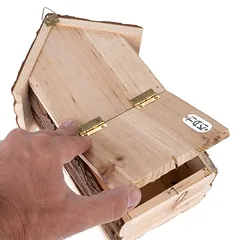 TIAKI inkilas Rąstinis namelis, L 17 x B 12,5 x H 26 cm — 3 nuotrauka