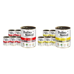 Dolina Noteci PREMIUM su jautiena ir vištiena 24x800g