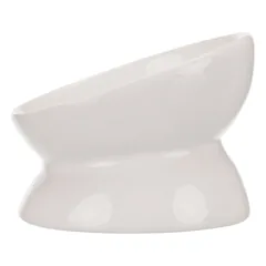 TRIXIE Dubenėlis, pakeltas, keramika, 0.15 l 13 cm, baltas (pak.4)