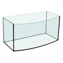 Akvariumas ovalus 50x30x30 cm, 4 mm, 45 l