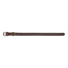 TRIXIE Rustic rieb. odos antkaklis, L 48-56cm/30mm, tams. rudas