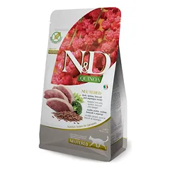 FARMINA N&D QUINOA – CAT Dry NEUTERED Duck Broccoli&Asparagus ADULT 1,5 kg