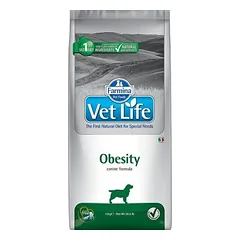 FARMINA VET LIFE - DOG Dry OBESITY sausas maistas šunims