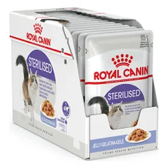 Royal Canin Sterilised Jelly drėgnas maistas sterilizuotoms katėms, 85 g