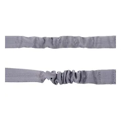 Nobleza saugos diržas gyvūnui, juodas/pilkas/mėlynas, 2.5x50-70cm — 3 nuotrauka