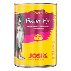 Josera JosiDog Pate Finest Mix konservai suaugusiems šunims su penkių rūšių mėsos paštetu, 400 g