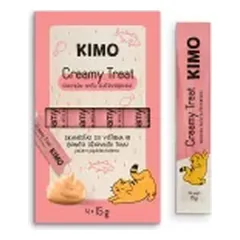 Kimo Cat Creamy Chicken Katsubuoshi tyrelės skanėstas katėms