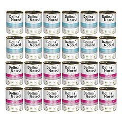 DOLINA NOTECI Premium įvairių skonių rinkinys su ėriena ir kalakutiena 24x800 g