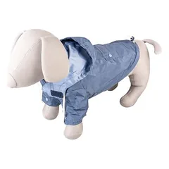 Duvo+ Hunde Regenmantel Parka blau