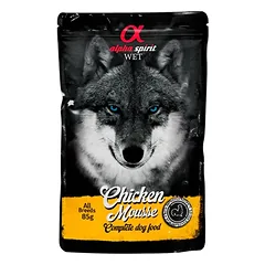 ALPHA SPIRIT WET putėsiai šunims su vištiena 85g 6vnt