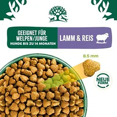 James Wellbeloved Puppy Junior Dog Hypoallergenic su ėriena ir ryžiais, sausas maistas šunims — 2 nuotrauka