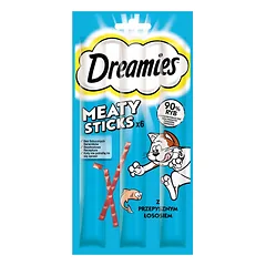 DREAMIES Papildomas ėdalas suaugusioms katėms su gardžia lašiša 30 g