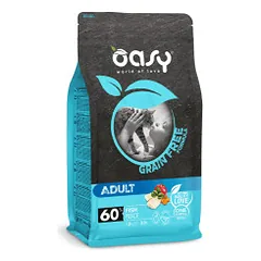 Oasy Grain Free Adult Cat Fish begrūdis sausas pašaras katėms