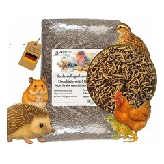 Soldatenfliegenlarven getrocknet Marke Vogelfood