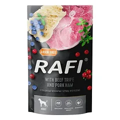 DOLINA NOTECI Rafi su jautienos skrandžiais ir kiaulienos kumpiu 500g