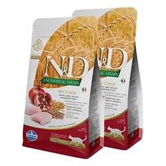 Farmina N&D Ancestral Grain feline CHICKEN & POMEGRANATE NEUTERED 2x5kg