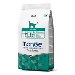 Monge Hairball super premium sausas pašaras katėms