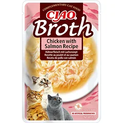 INABA CIAO sultinys Vištienos ir lašišos sultinys katėms 40g