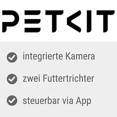 Petkit YumShare Dual-Hopper automatinė lesykla su kamera, iki 5 l sauso maisto — 2 nuotrauka