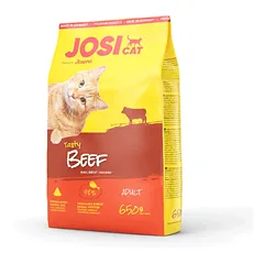 JosiCat Tasty Beef sausas pašaras katėms su jautiena, 650 g