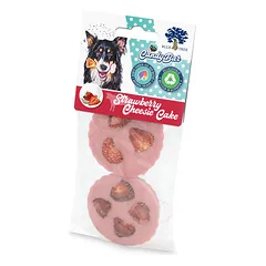 BLUE TREE Strawberry cheesie cake natūralus skanėstas su kalciu šunims 60 g