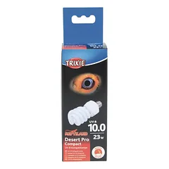 Trixie Desert Pro Compact 10.0 UV:B kompaktiška lemputė terariumui, 23 W, ø 60 x 152 mm parduotuvėje kika.lt