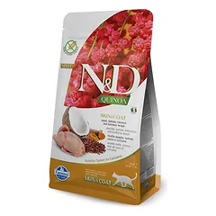 Farmina N&amp;D Quinoa feline SKIN &amp; COAT QUAIL 300g