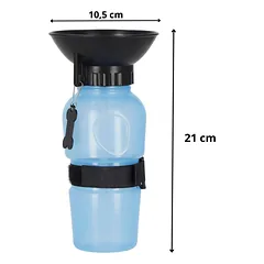 Turistinis butelis šunims 600 ml — 2 nuotrauka