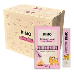 KIMO Cat Creamy Tuna Salmon skanėstas katėms su tunu ir lašiša 60 g x 20 vnt