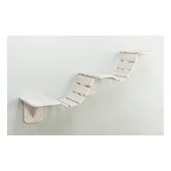 Trixie Climbing Ladder For Wall Mounting sieninės draskyklės kopėčios katėms su sizalio paviršiumi, 150 × 30 cm, baltos — 3 nuotrauka