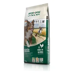 BEWI DOG Basic 12,5 kg su naminiais paukščiais